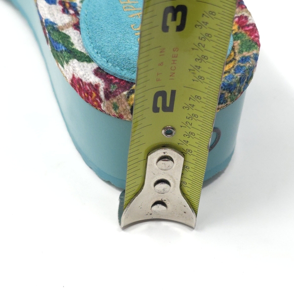 Dr. Scholl's Original Too Wooden Footbed Sandals Tiger Print Size 8M - Picture 12 of 13